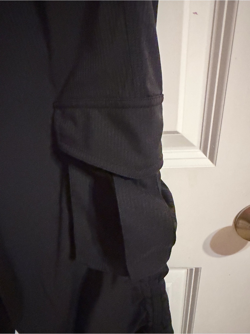 lululemon Black Women's Dance Studio Cargo Pants with Drawstring - Picture 3 of 9
